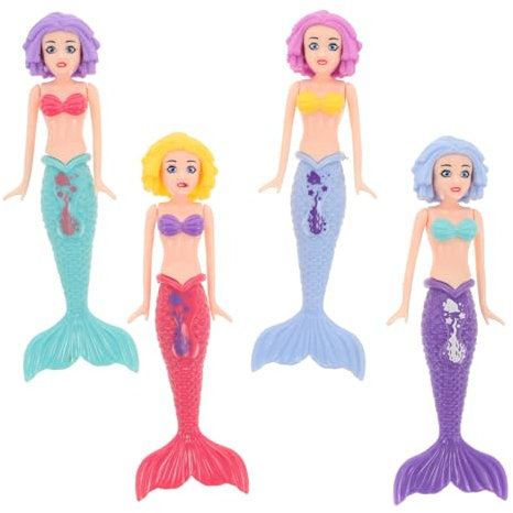 ERINGOGO Meerjungfrauen-Pool-spielsets Für Kinder Meerjungfrauen-Pool-tauchfiguren Lustige Pool-Spiele