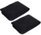 SAFIGLE 2 Piezas Funda protectora para plancha de pelo alisadores bigudí caso estilizador rizador de pelo bolsa de almacenamiento de varita rizadora recipiente de viaje lienzo Negro