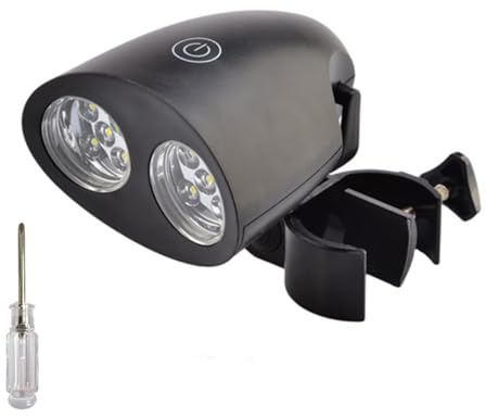 Mxshc Luz para Parrilla | Iluminación Portátil Ajustable 360 Grados para Barbacoa | Iluminación Para Parrilla - Uso en Cocina Exterior, Camping, Trabajo, Mecánica, Taller, Camión, ATV,