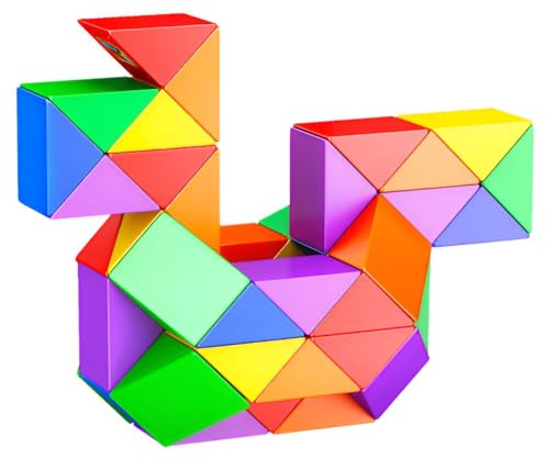 Logica Spiele – Magische Schlange 48 Teile – kreatives Spielzeug – Geschenk für Kinder – buntes Puzzle – Handspiele – Zeitvertreib für Kinder