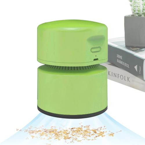 Generico Mini aspirateur de bureau | Rechargeable sans fil à 2 vitesses - Nettoyeur pour table et bureau, pour poussière, miettes, bureau, maison, voiture, clavier
