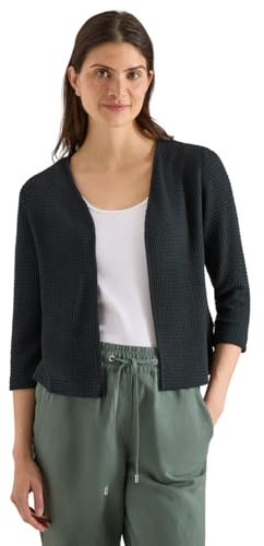 Cecil Damen Offene 3/4-Arm Jacke im Ajour-Look