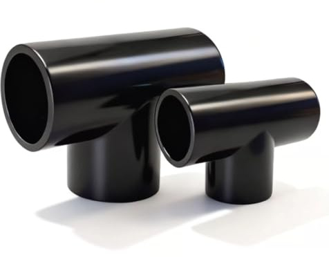 4 PZ Raccordi Tubi In PVC A 3 Vie Neri Resistenti Alla Corrosione, ID 20MM 25 32 40 50MM SCH40 Giunti For Tubi, Adatti Irrigazione, Giardini E Assemblaggio Di Tubazioni(25mm)
