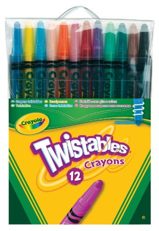 Crayola - 12 Lápices de Colores giratoria