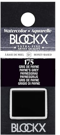 Blockx Payne's Wasserfarbe, halbe Pfanne, Grau