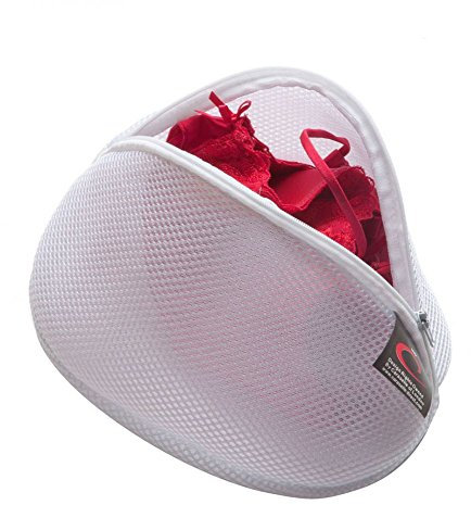 A-D Cup Bra Net Washing Bag for Laundry with Strong Zip + Padding. Quality Bag for Washing Machine to Protect your Bra, Underwear & Delicates. Laundry Net Bag 20 x 15 x 13cm, Ideal for Shared Washes & Travel