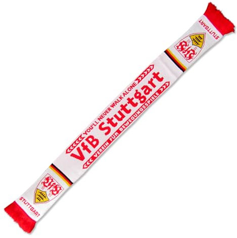 Schal VfB Stuttgart Stadion weiss - 17 x 150 cm, Flaggenfritze®