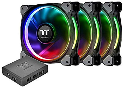 Thermaltake Riing Plus 14 RGB Tt Premium Edition 140mm Software Enabled Case/Radiator Fan -Triple Pack- CL-F056-PL14SW-A