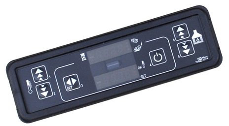 Easyricambi Display Tastiera LED Micronova C025_7 6 Tasti - Dimensioni: 160x50x23 mm.