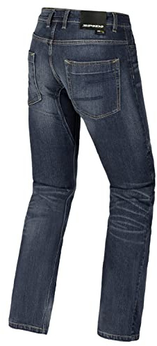 SPIDI, J-Tracker, Pantaloni Moto Uomo con Protezioni, Vestibilità Slim, Jeans Moto Pratici ed Elasticizzati