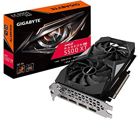 Gigabyte Radeon RX 5500 XT OC 4G Carte Graphique PCIe 4.0 GDDR6 128 Bits 4 Go