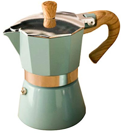 Hahepo Coffee Machine Percolator 300 ml Aluminium Italian Coffee Maker Percolator with Less Deposits Mocha Pot