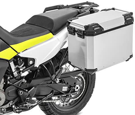 Alukoffer für BMW R 1250 GS/Adventure Seitenkoffer QP48 Silber