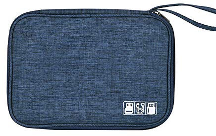 Segoo - Bolsa de Almacenaje para 10 Bandas de Reloj, Impermeable, Portátil, para Electrónica, Viaje, Bolsa de Almacenamiento para la Mayoría de Tamaños de Correas de Reloj