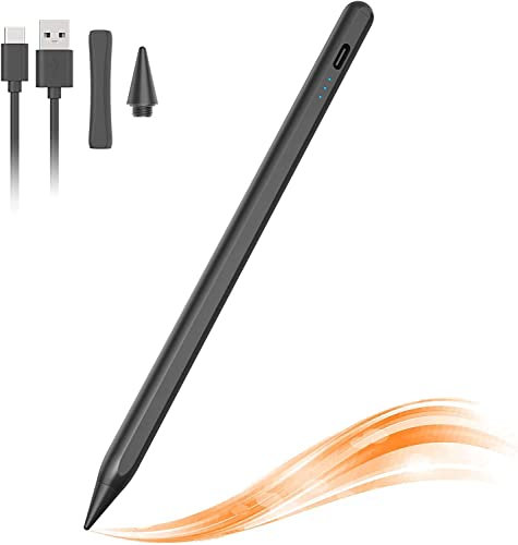 cimetech Stylus Stift kompatibel mit i-pad 2018 und späteren Modellen, Stylus Pen mit Palm Rejection, neigungsempfindlichem und magnetischem Design, digitaler Bleistift-Schwarz