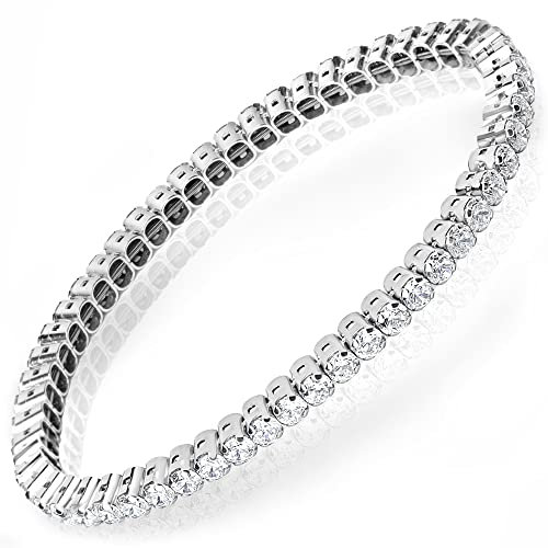 Damiano Parati Bracciale Tennis Unisex - Argento 925 per Donna e Uomo