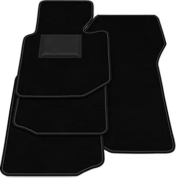 Fußmatten kompatibel mit BMW 3er E36 Cabrio 1993-1999 ohne Dekoration, personalisierbares Fußmatten-Set, Teppich-Set, Autoteppich