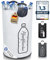 COTTARA® Original Pfandflaschen Sammelbehälter – Flaschensammler Leergut Behälter aus wasserabweisendem Material für Küche – Idealer Pfandbehälter zur Flaschenaufbewahrung – weiß 70L