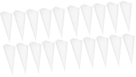 VILLFUL 2sets Practical Tile Grout Bag Masonry Grout Bags for Cement Piping Durable and Reusable Cutting Tips 50pcs*2