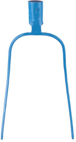 BAUSTER® Heugabel, Gabel für Garten ohne Stiel Forke für Stall, Bauernhof hochwertigem Stahl, Dunggabel, Spatengabel, Robust Mistgabel für den Gärtner und Landwirt, Drahtgabel (2 Zinken)