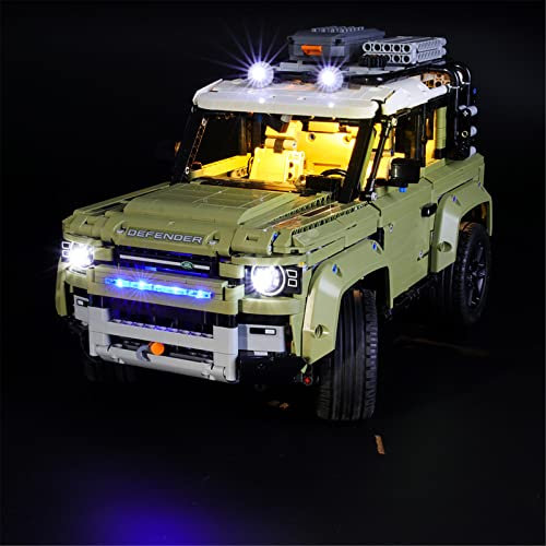 LIGHTAILING Led Licht für Lego- 42110 Land Rover Defender – Beleuchtungsset Kompatibel Mit Lego Modell (Lego Bausteinen Modell Nicht enthalten)