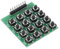 KANDUO 1 PCS 4X4 Matrix Keyboard, Micro Switch, 16 Keys, Single-chip Computer External Expansion Keyboard Module