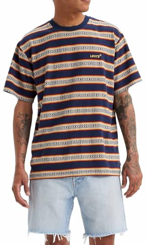 Levi's RED TAB Vintage Tee Multi-Color Herren, Otis Geo Stripe Nava, M