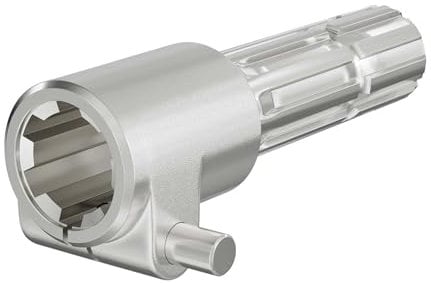 WilTec Toma de Fuerza, PTO 160 mm Casquillo con Eje Estriado 1 3/8 6 Eje de Salida 8-32x38x6 Tractor