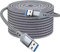 Ploiwue USB 3.0 Kabel 3M, 5Gbps Ultra High Speed, Nylon USB Kabel zu USB kompatiblen Festplatten, Kameras, Druckern, Laptops DVD usw（grey）