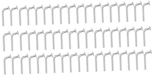 HEALLILY 200 Pcs Pallet Rack Drop Pin Safety Bolts M5 Universal Pallet Rack Safety Pins for Warehouse Shelving Units 1.65X0.66X0.86 Inch Durable Round Head Accessories