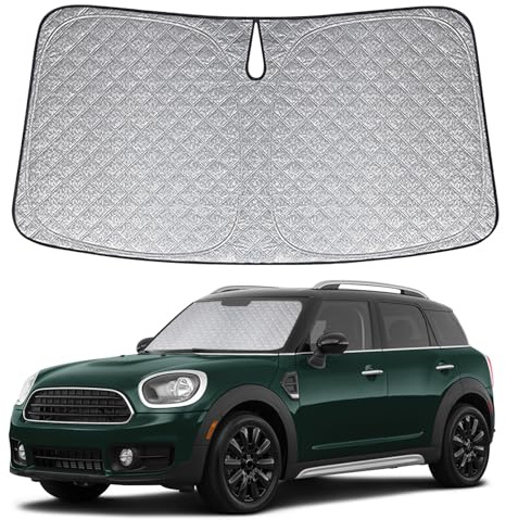 Parasol de Ventana Delantera de Coche Repuesto para BMW Mini Countryman R60/F60 2010-2024, Parasol para Parabrisas de Coche en el Interior Plegable, Protección UV Reflectante contra el Polvo