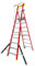 Excel fibreglass podium step ladder (8 Tread)