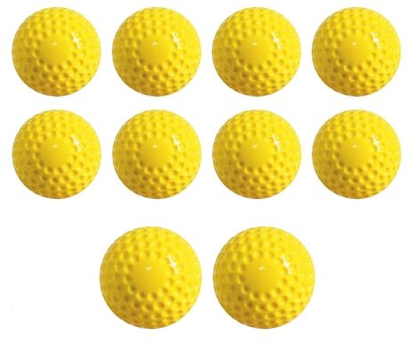 Rordigo Baseball-Trainingsbälle für Hand-Auge-Koordination, Schlagen und Üben, 10er-Pack