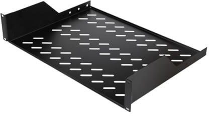 Equip Fachboden fest 19 für Serverschränke, 2U 80cm schwarz