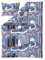 Finlayson Mumins Bettbezug Kissenbezug Waldweg Blau Rot 150 x 210 cm