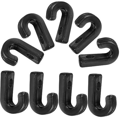 KOMBIUDA 10pcs Buckle Kayak Accessories Multi-function Canoe Hook Inflatable Boat Bungee Hook for Daily Use