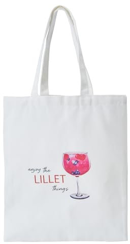 Jute Beutel – Enjoy the Lillet Things | Stilvolle Tasche für Genuss & Nachhaltigkeit,Lillet Tasche,Geschenk für Lillet-Liebhaber, Geschenk für Freundin, Lillet-Liebhaber-Tasche, Gfit zum Geburtstag