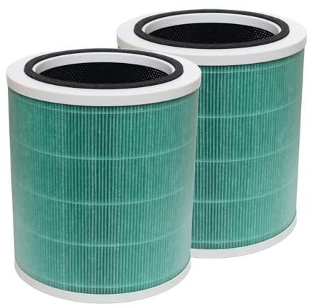 PUREBURG Replacement Filter Compatible with TOPPIN Comfy Air Bridge 3 TPAP004 Air Purifier,2-Pack H13 True HEPA Activated Carbon 4-Stage Filtration Air Clean VOCs