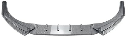 Für VW Für Polo MK4 9N 2005 2006 2007 2008 Frontstoßstangenspoiler Geteilter Kotflügel Frontspoiler(Carbon Look)