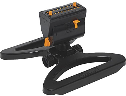 Melnor 4060-4 XT Mini-Turbo Oscillating Sprinkler, 3, 900 sq. Ft, Black