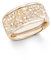 s. Oliver Damen-Ring Swarovski Elements Edelstahl teilvergoldet Kristall weiß Rundschliff Gr. 56 (17.8) - 540315