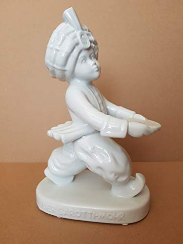 Graf von Gerlitzen Porzellan Werbefigur Sarottimohr Sarotti Mohr 02Weiß