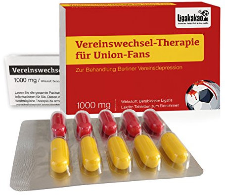 Union Fanartikel Geschenk geldbörse ist jetzt VEREINSWECHSEL-Therapie für Berlin-Fans by Ligakakao.de | Portemonnaie Herren Geldbeutel Wallet Leder