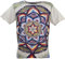 GURU SHOP Mirror T-Shirt - Universum/hellgrau, Herren, Baumwolle, Size:L