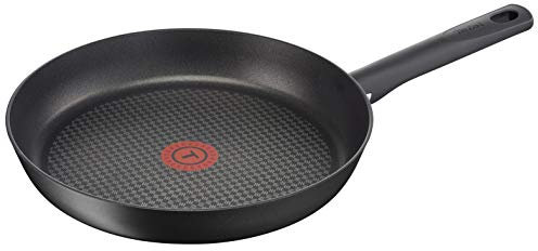 Tefal So Recycled G11004 - Cacerola (Alrededor, Sartén multiuso, Negro, Titanium Pro, 175 °C, Aluminio)