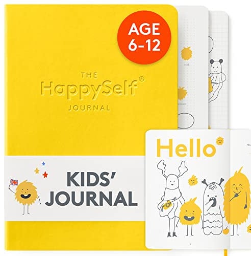 HappySelf Kids Journal - Daily Diary for Kids Aged 6-12, Enhances Positivity, Boosts Self-Esteem, Cultivates Happiness and Positive Habits, Encourages Curious Thinking [English Language Edition]