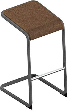 Quadrifoglio OCSTOA01/3C2J Hocker 80cm braun,dunkelgrau