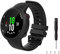 TiMOVO Remplacement Bracelet Compatible avec Garmin Forerunner 45, Watch Band en Silicone Souple Flexible avec Boucle de Métal pour Montre, Noir