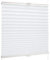 SchattenFreude Basic Klemmfix-Plissee für Fenster | Mit Klemm-Haltern | Ohne Bohren | Reinweiß, Breite: 85cm x Höhe: 130cm