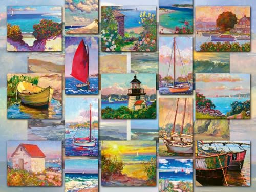 Ravensburger Küstenlandschaft-Collage-Puzzle, 1500 Stück, für Erwachsene/Kinder ab 12 Jahren